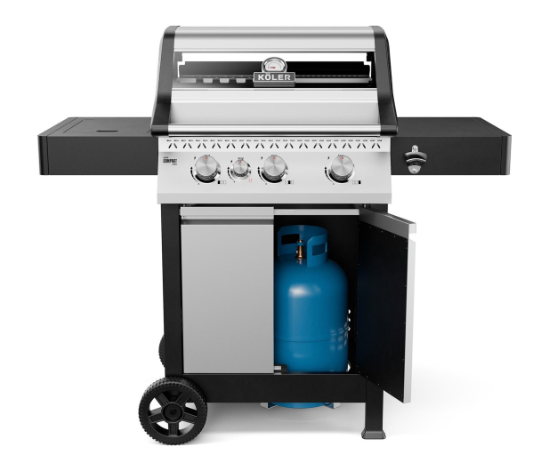 KOLER Grill ogrodowy COMPACT srebrny - 1529494 - zdjęcie 2
